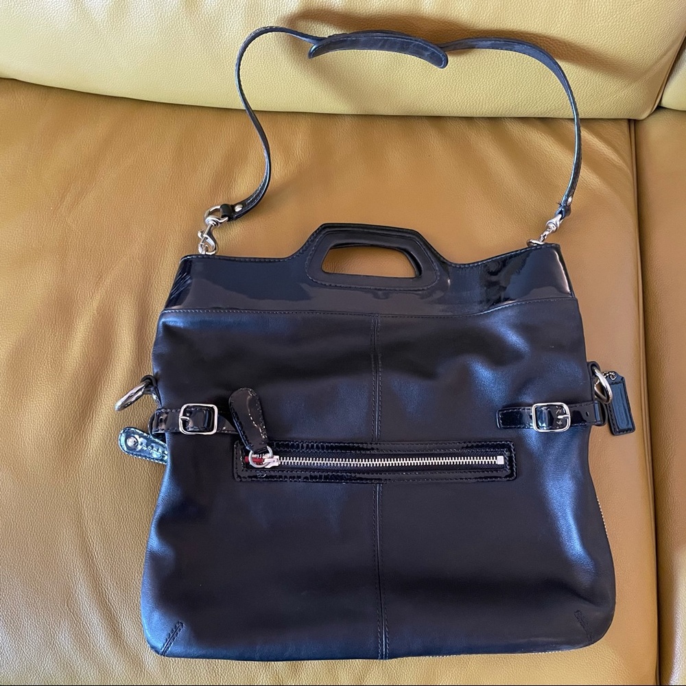 Coach tote with magnetic closure. Like new